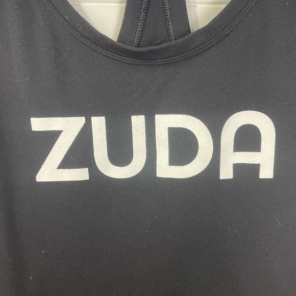 Lululemon Zuda Yoga Black Racerback Tank Top Medium Women’s - Picture 3 of 7